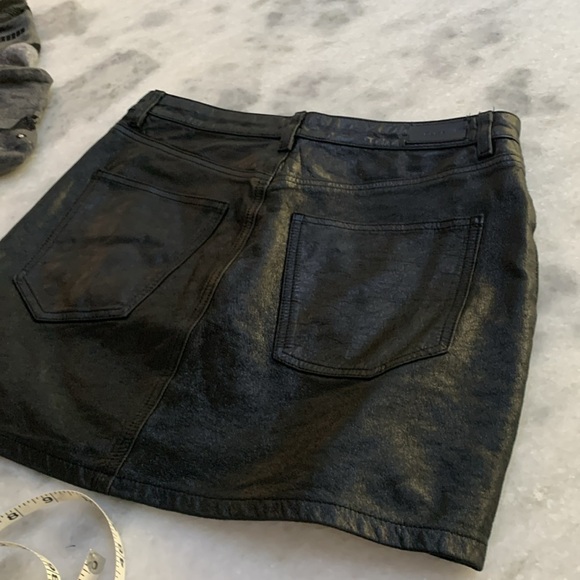 DL1961 Leather Mini Skirt Alma 28 - Picture 10 of 13